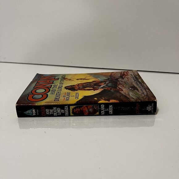 Conan And The Death Lord Of Thanza 1st Edition 1997 Roland Green TOR Books GUC - Picture 3 of 9